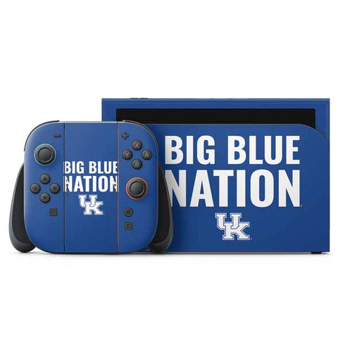University of Kentucky Big Blue Nation Nintendo Switch 2 (2025) with Joy-Con Skin